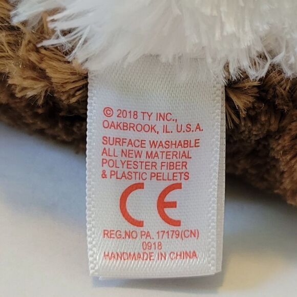 Ty Tysilk Smootches Puppy With Red Sparkle Heart - Picture 6 of 7